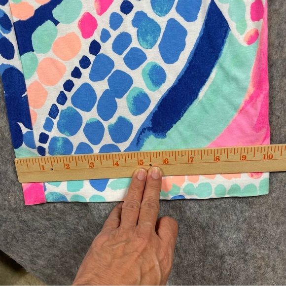 Lilly Pulitzer Georgia May Palazzo Chic Coastal Vacation Preppy Fun Pants - Sz M - Picture 11 of 12